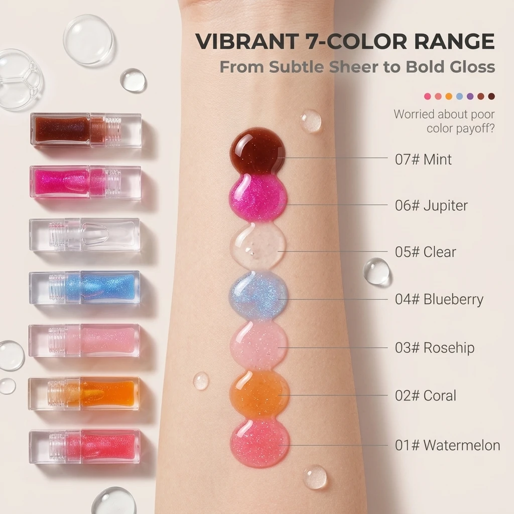 Shimmer-Moisture Lock Formula Technology Lip Oil