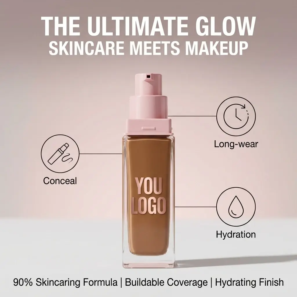 ODM Plump & Glow Foundation OEM Supplier, Manufacturers