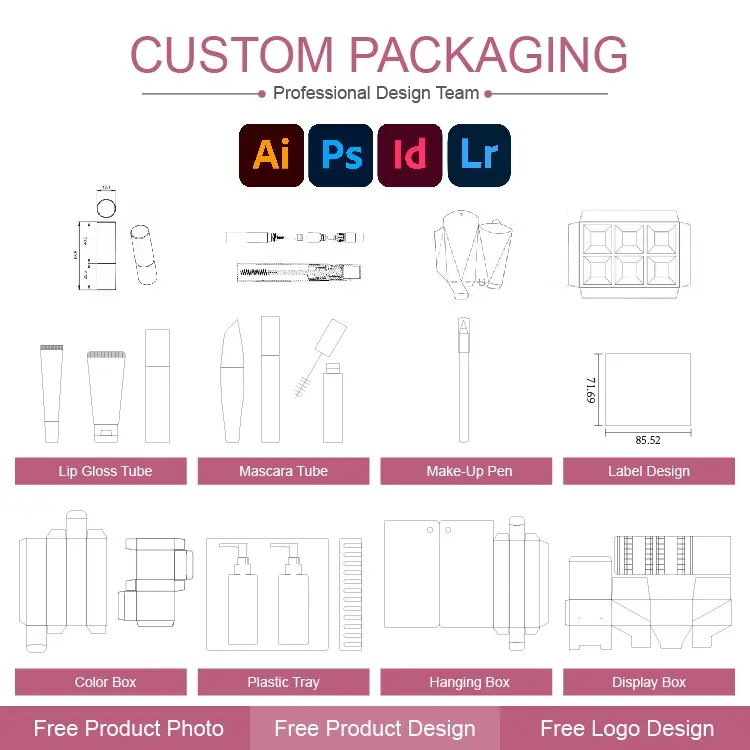 Custom China Suppliers Factory Pure Illumination Lip Gloss with LED Applicator, Non-Sticky Moisturizing Hydrating Formula Manufacturers, Factories