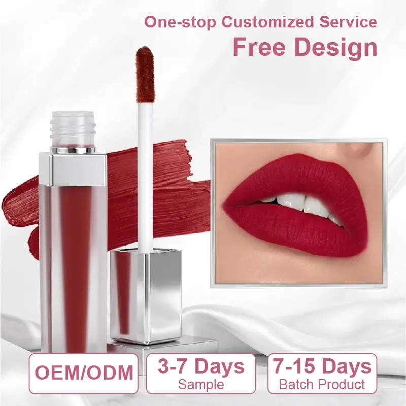 OEM Silver Tube Matte Lipgloss OEM Supplier, Manufacturers