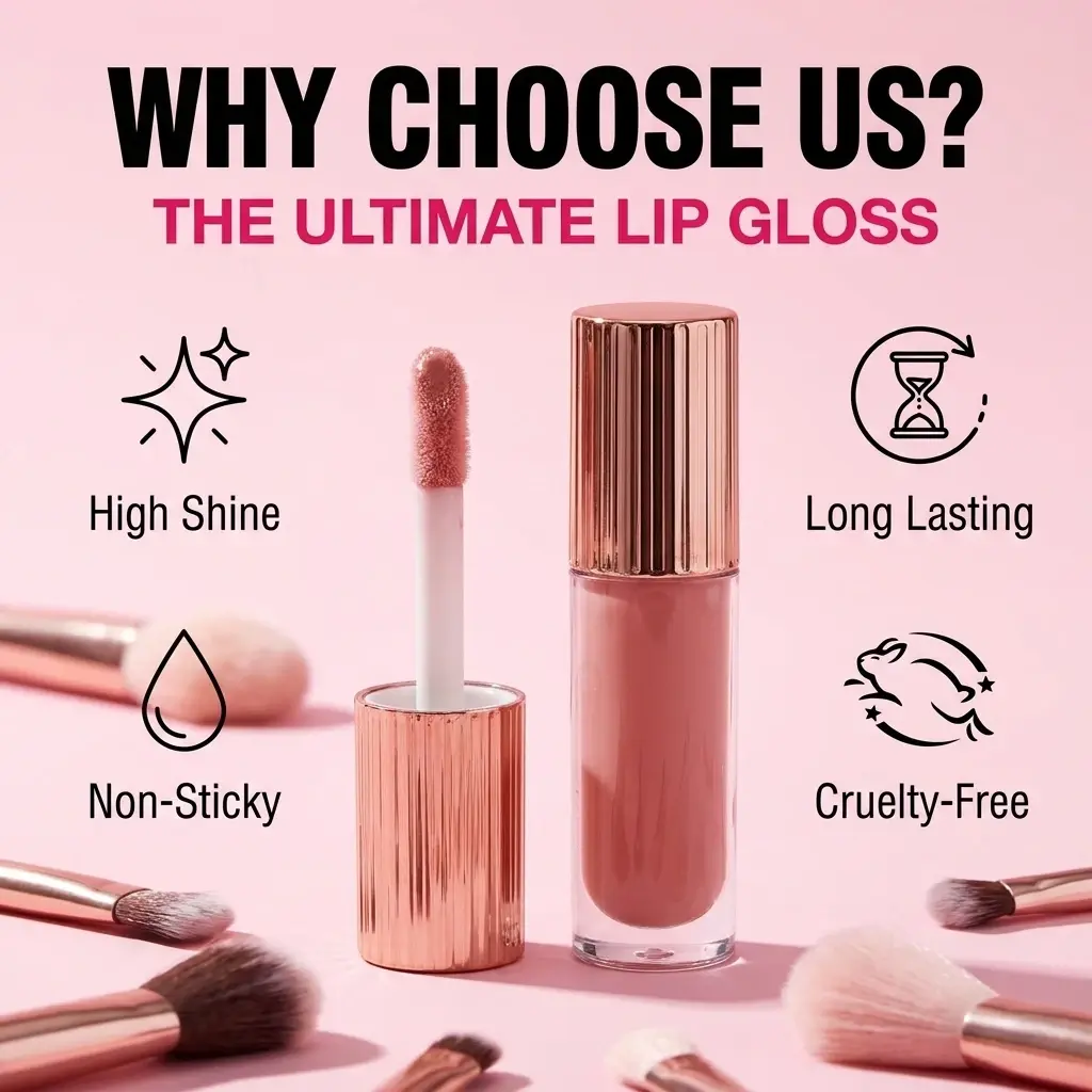 ODM Vegan Luxury Crystal Gloss OEM Factory, Manufacturers