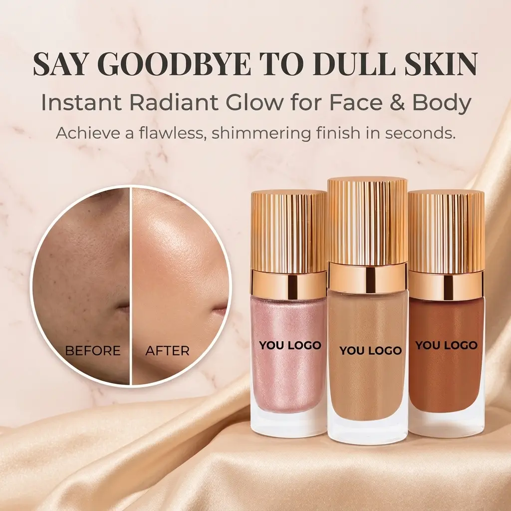 OEM Liquid Highlighter Body Shimmer OEM Manufacturer, Factories