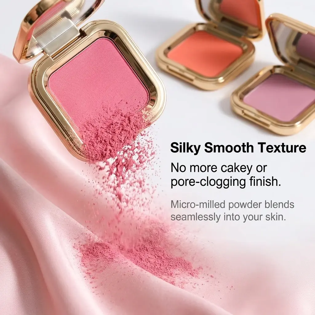 Custom Waterproof Mineral Powder Blush OEM Supplier, Manufacturers