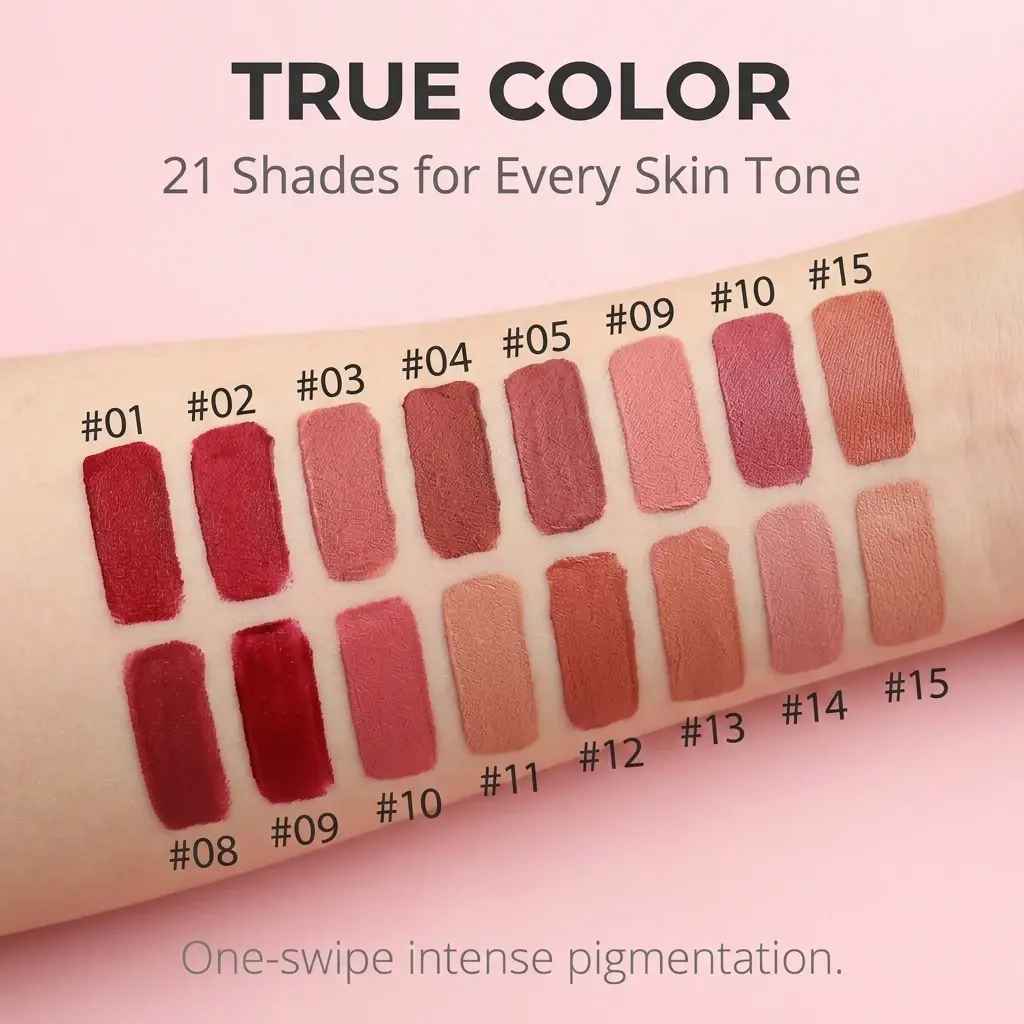 Custom Satin Liquid Lip Stick OEM Supplier, Manufacturer