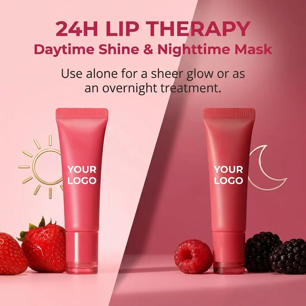 OEM Dual‑Butter Glow Day & Night Lip Balm OEM Factory, Supplier