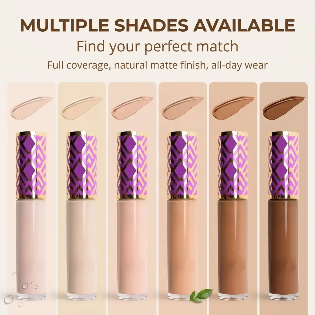 OEM Luxury Full Cover Oil-Free Liquid Concealer OEM Manufacturers, Manufacturer
