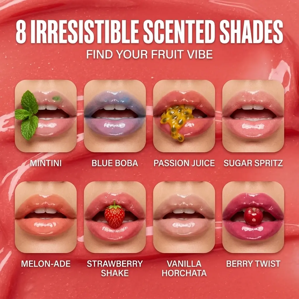 OEM Fruity Glass‑Shine Lip Oil OEM Factory, Supplier
