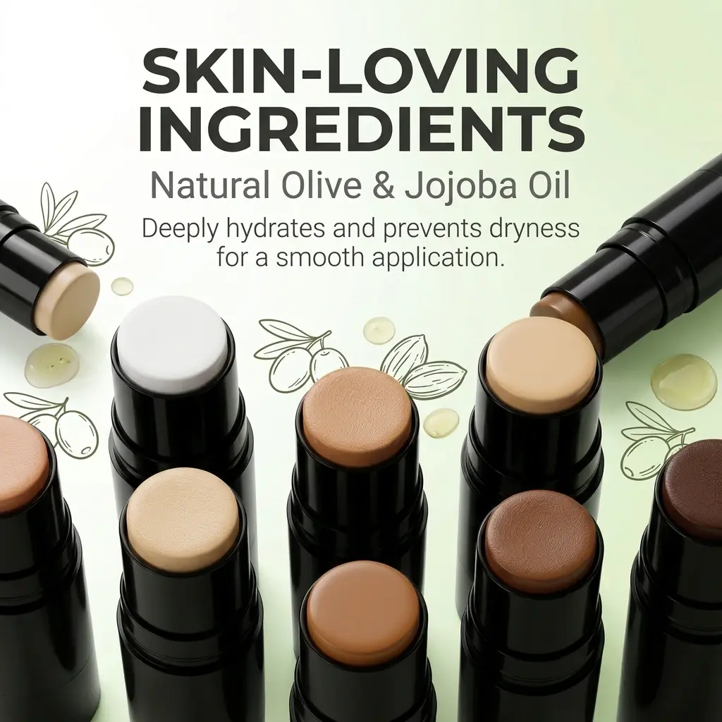 OEM Vegan Matte Full Coverage Concealer Foundation Stick OEM Manufacturer, Factories