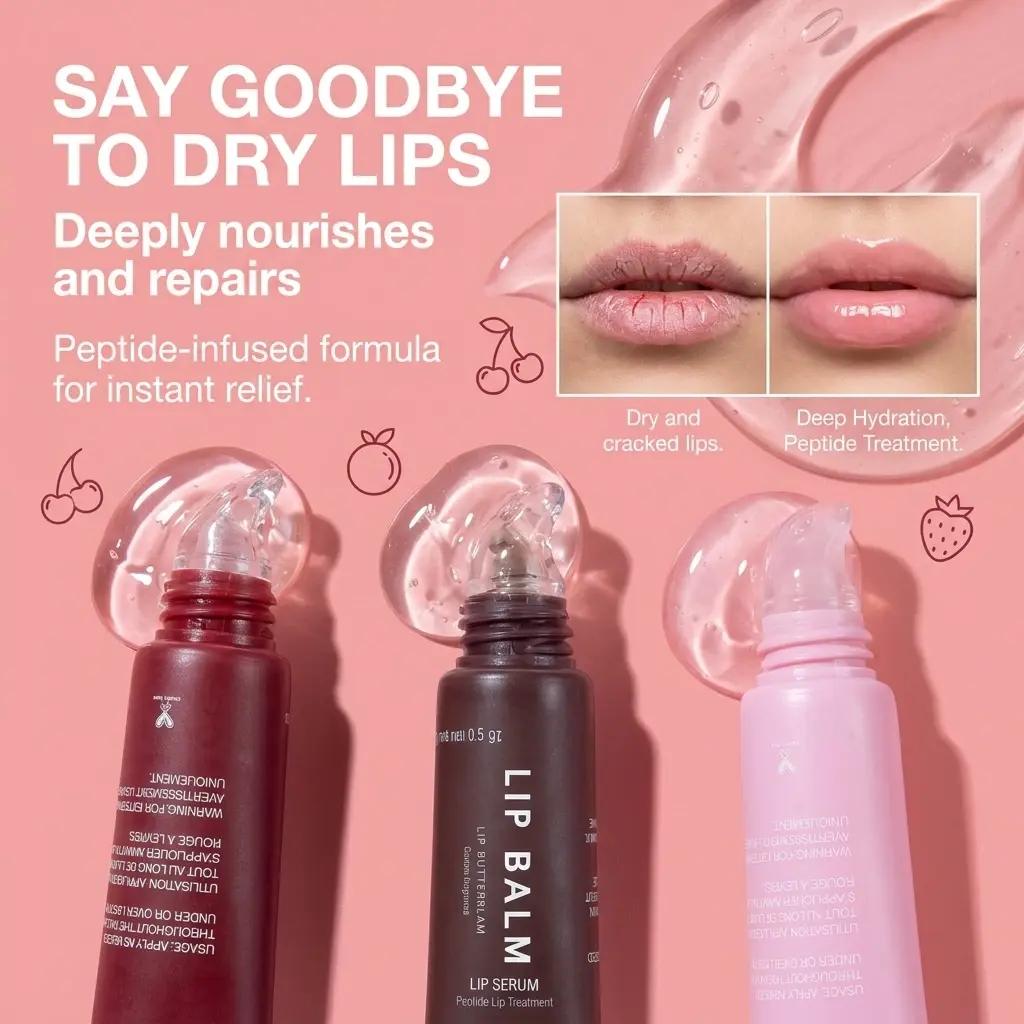 Custom Peptide Tube Lip Serum‑Balm OEM Manufacturers, Factories