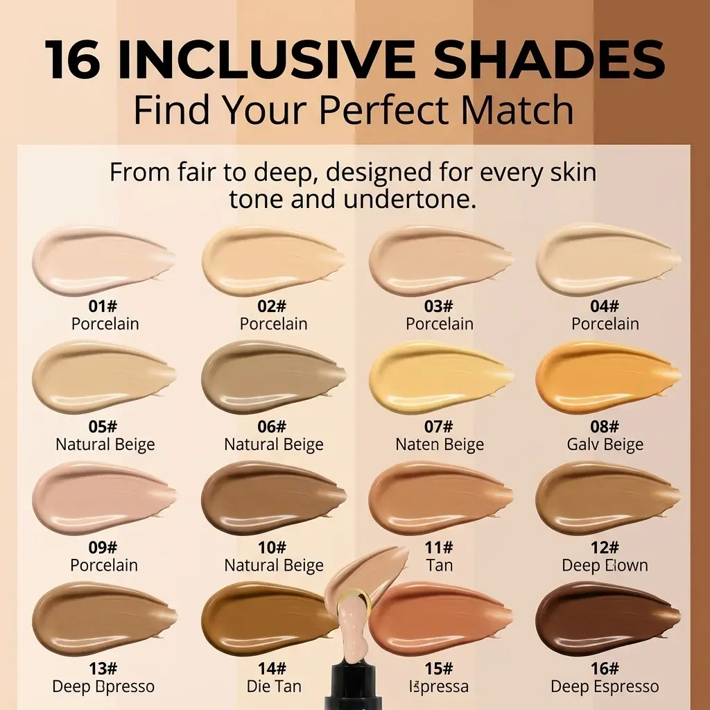 Custom Full Coverage Liquid Concealer Private Label OEM Factory, Supplier