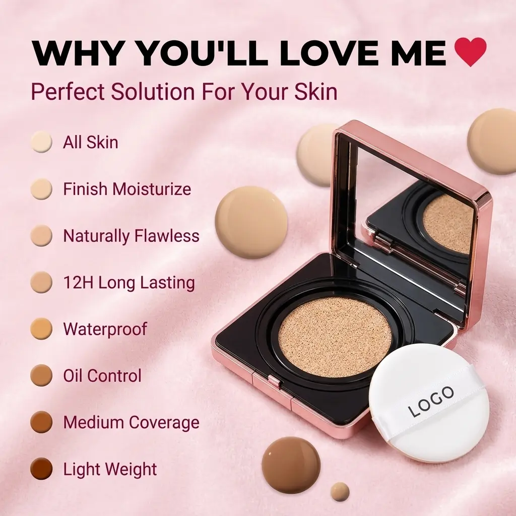 OEM Instant Glow Cushion Foundation OEM Suppliers, Factories