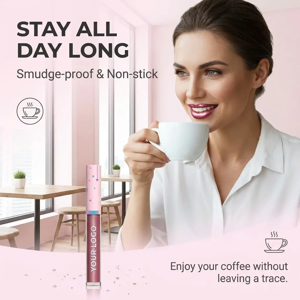 ODM Matte to Glitter Liquid Lipstick Waterproof OEM Manufacturer, Factories