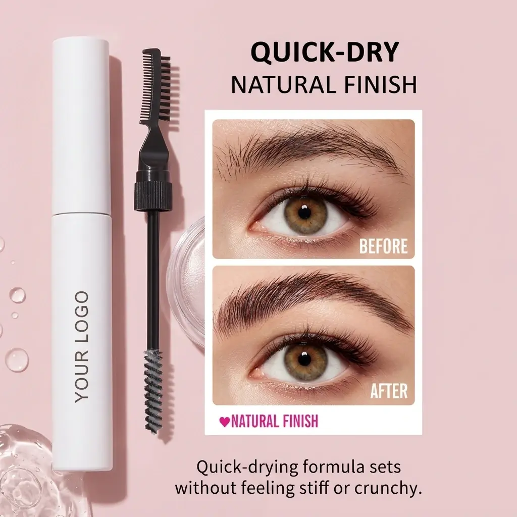 Custom Extreme Hold Eyebrow Gel Wax OEM Supplier, Manufacturers