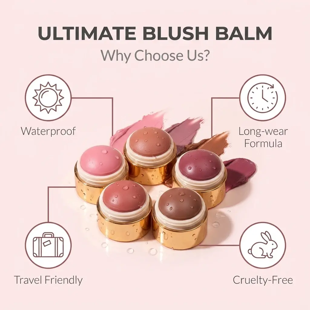 OEM Luxury Golden Single Face Cream Blush OEM Suppliers, Manufacturers