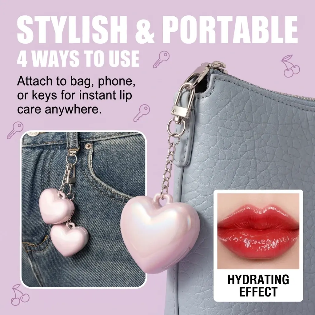 Custom Portable Heart Blush Keychain Balm OEM Supplier, Manufacturers