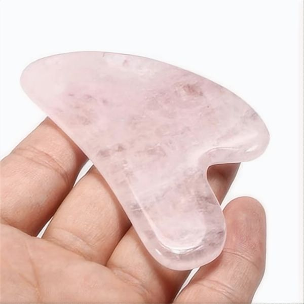 Portable Reusable Rose Quartz Facial Sculptor Boost Serum Absorption Anti Wrinkle Contouring Wellness Instrument Private Label
