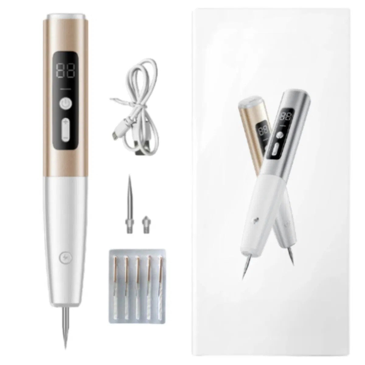 Hot Rechargeable DOT Mole Handheld Convenient Facial Beauty Device