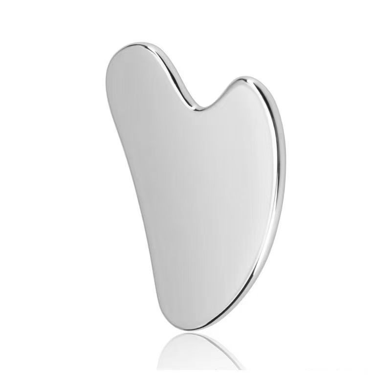 Rose Milare Customized Stainless Steel Heart-Shaped Facial Full Body Shaving Beauty Board Massage Tool For Home Use Model