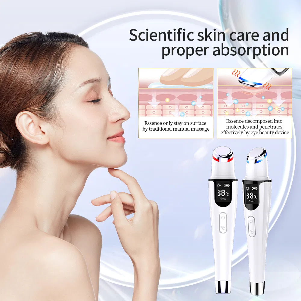 Mini Portable Facial &amp; Eye Skin Care Tools - Skin Activated Handheld Cordless Vibration Massager