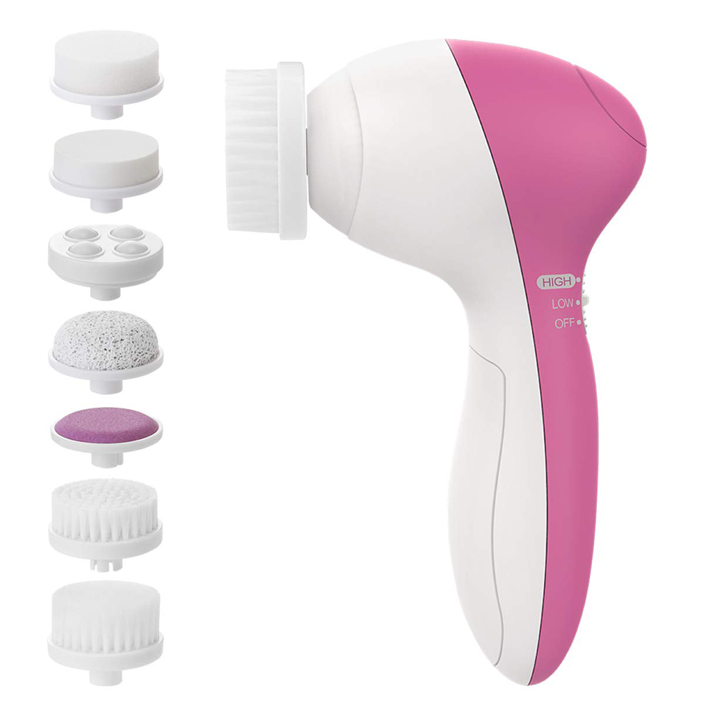 Hot Sale Portable Handheld Electric Exfoliating Rotating Massage Device Face Scrubber Facial Cleansing Brush Skin Rejuvenation