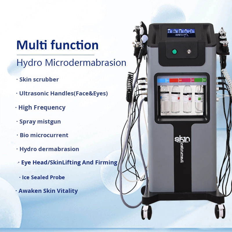 Black White Pearl Beauty Device | Skin Care Management System | Facial Cleansing Micro-Bubbles | Blackhead Removal Oxygen