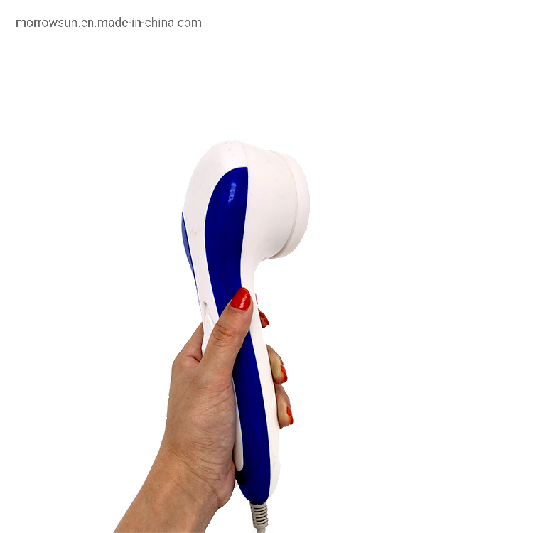 Electric Cheapest Handheld Vibration Wave Infrared Heat Phototherapy Shiatsu Mini Massage Hammer Facial Massager