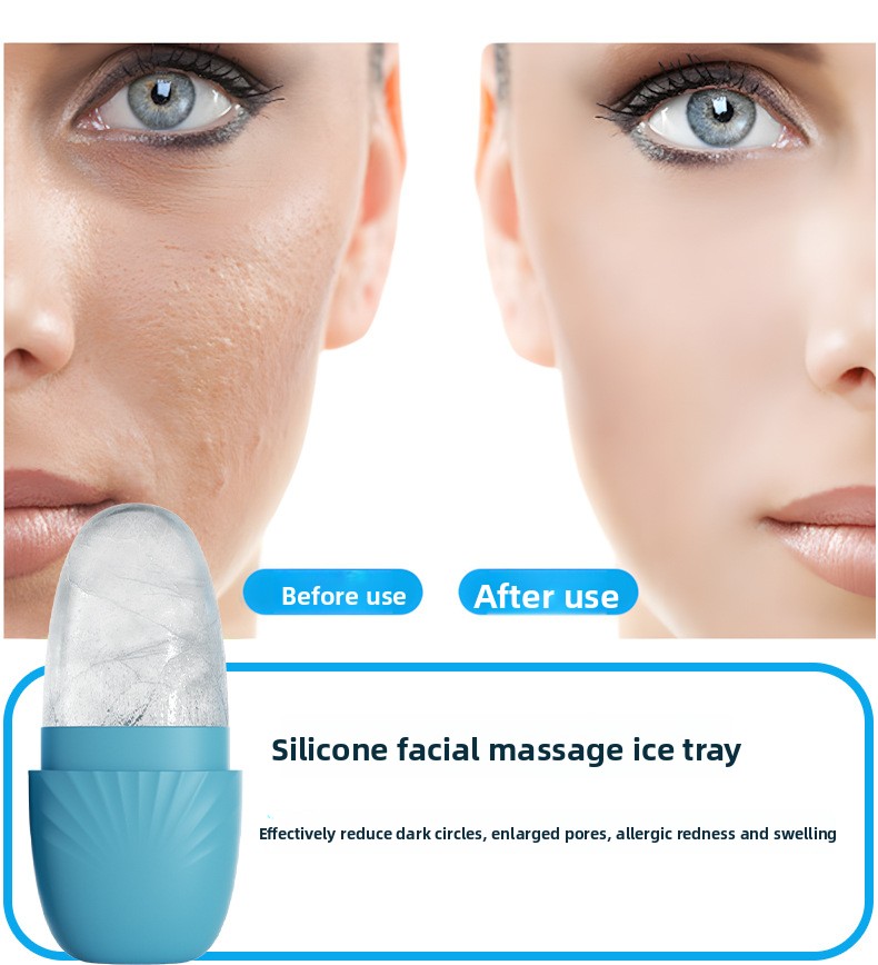 Silicone Face Ice Cube Roller Massager