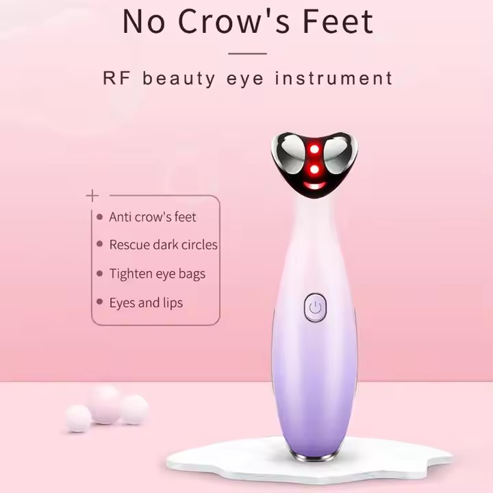 Portable Rechargeable Skin Whitening Face Slimming Eye Bag Reducing Machine Face Lift Beauty Device
