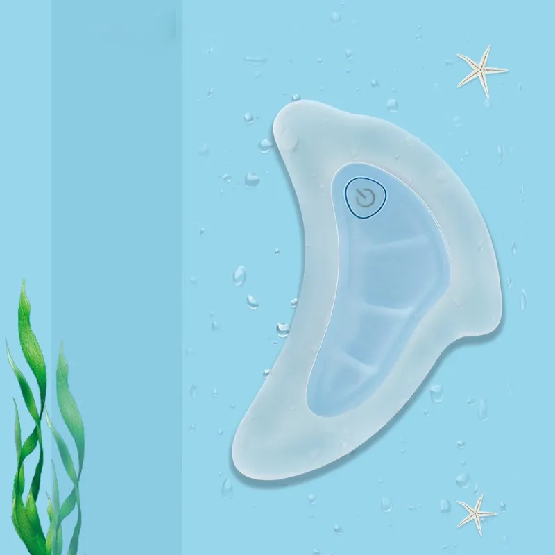 Wireless Dolphins Appearance LED Therapy Beauty Device Skin Lifting Berg Crystal Facial Massager