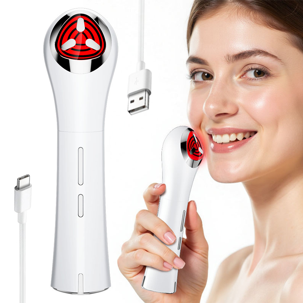 CE Certified 7 Colors LED Light Therapy Device Professional EMS Facial Massager for Skin Rejuvenation Lifting Beauty Instrument
