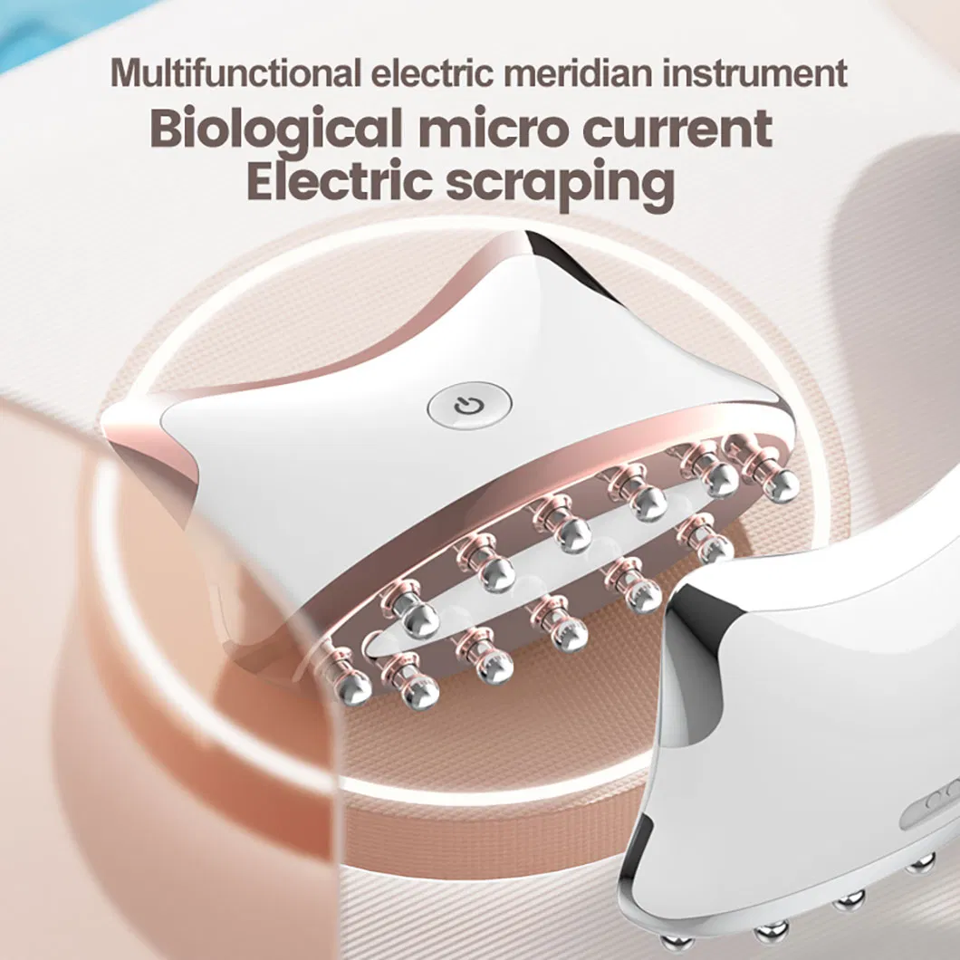 EMS Microcurrent Vibration Head Massager Eye Massage Facial Lift Body Guasha Machine