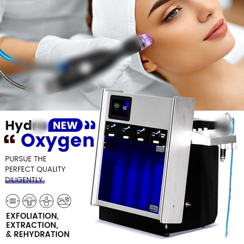 Facial Deep Cleaning Microdermabrasion Machine Oxygen Jet Peel Blackhead Removal Facial Machine Skin Nourishing Oxygen Machine