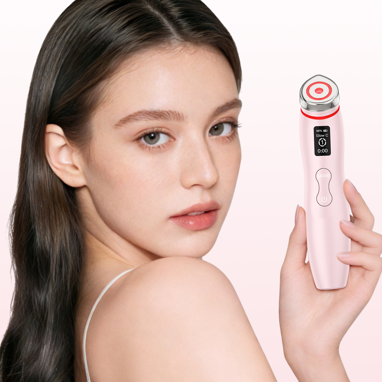 Hot Sales Electroporation Face &amp; Neck Lifting Massager Beauty Device Handheld Facial Beauty Machine