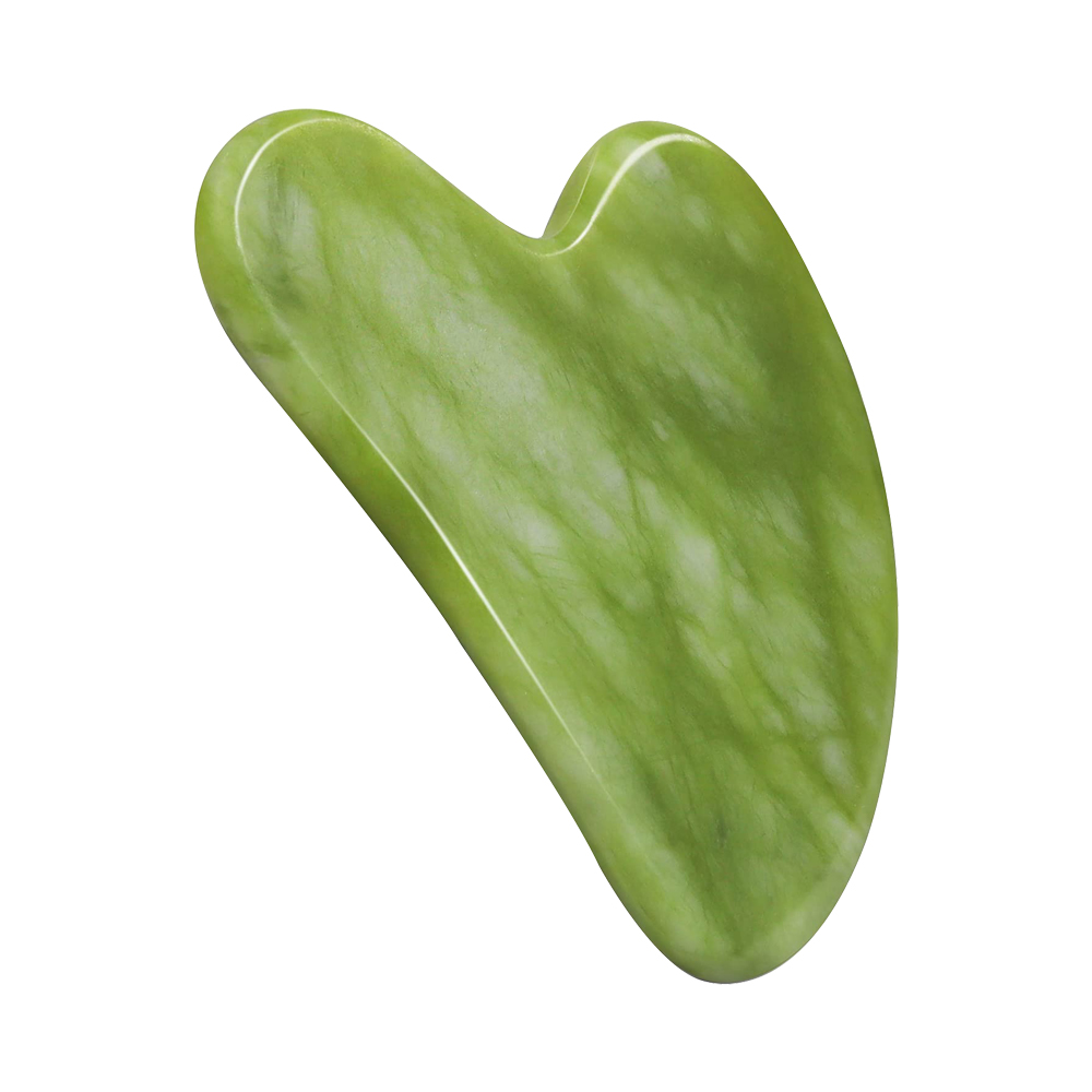 Natural Xiuyan Jade Gua Sha Rose Quartz Amethyst Obsidian Gua Sha Facial Tool Anti-aging Facial GuaSha Scraping Massage Tool