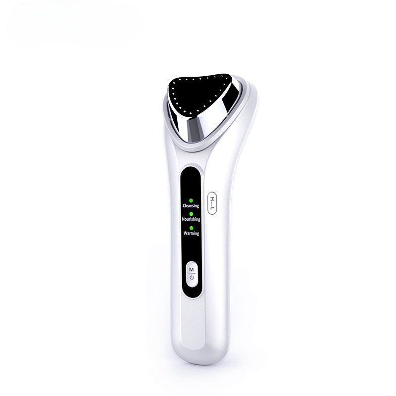 Heated Vibration Facial Massager for Ion Infusion &amp; Skin Rejuvenation