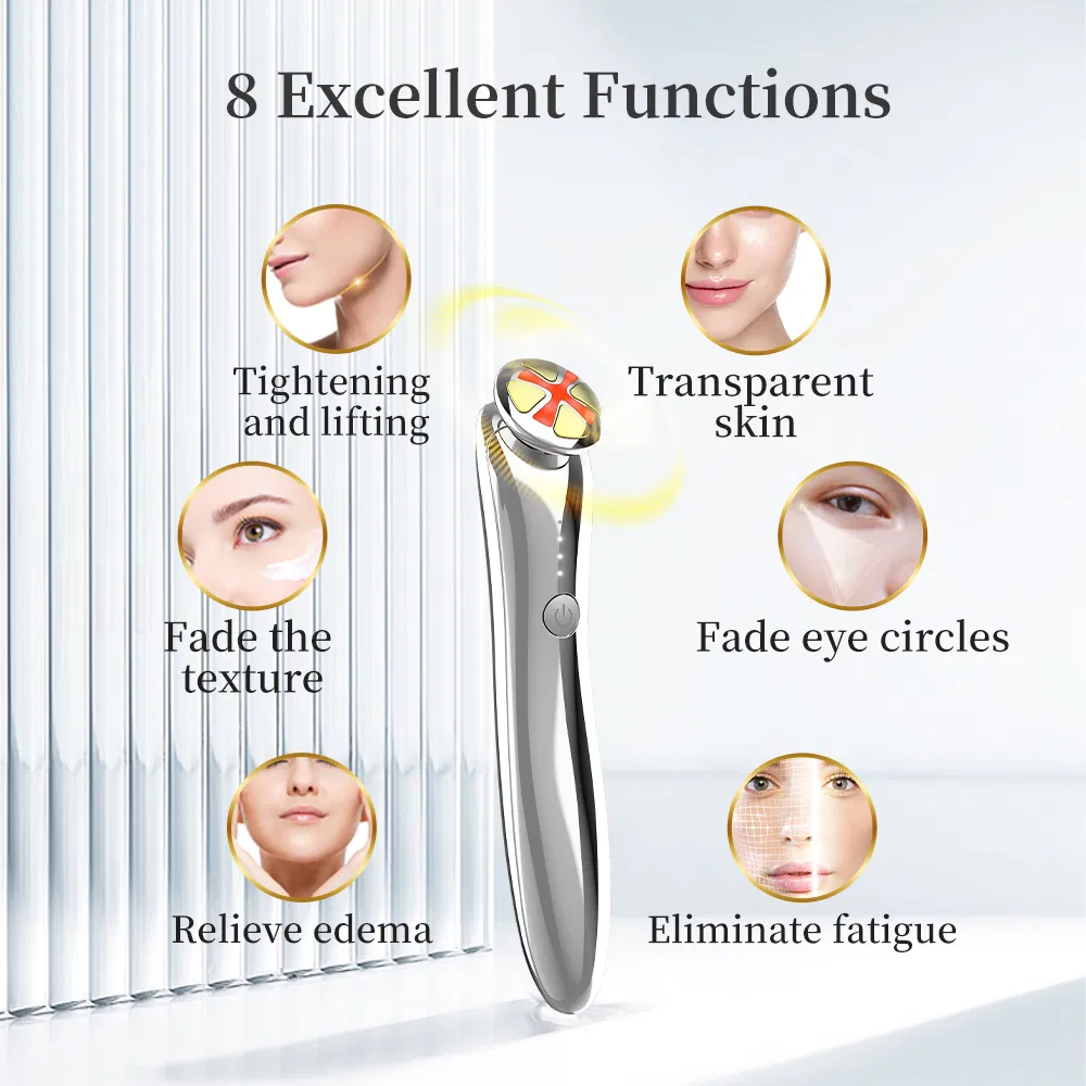 RF Eye Beauty Instrument, Puffiness Relief &amp; Skin Tightening Facial Massager