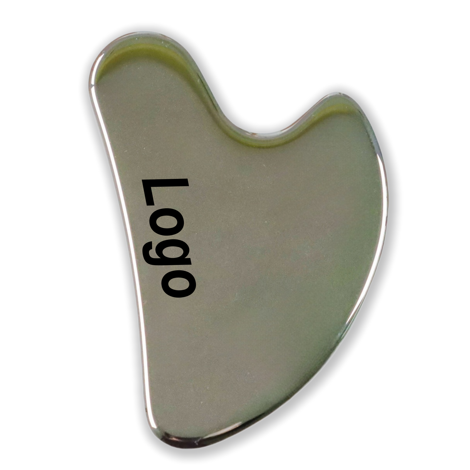 High Quality 304 Stainless Steel Guasha Tool Heart-Shaped 3mm Face Massage Tool With Online Technical Support Silver Color