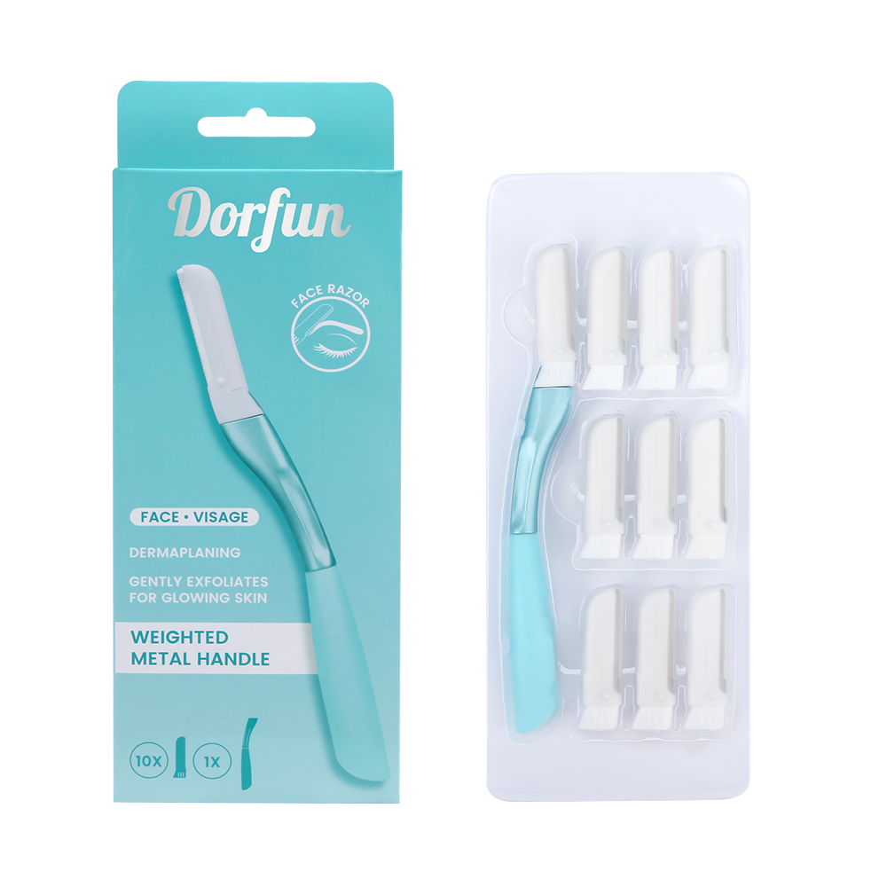 New Arrival Dermaplane Razor For Women Face Metal Handle Dermaplaning Tool Facial Eyebrow Razor