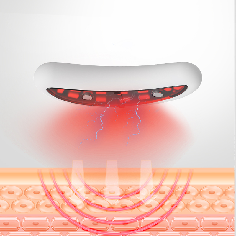 Portable Rechargeable Handheld EMS Red Light Eye Lifting Toning Massage Beauty Device