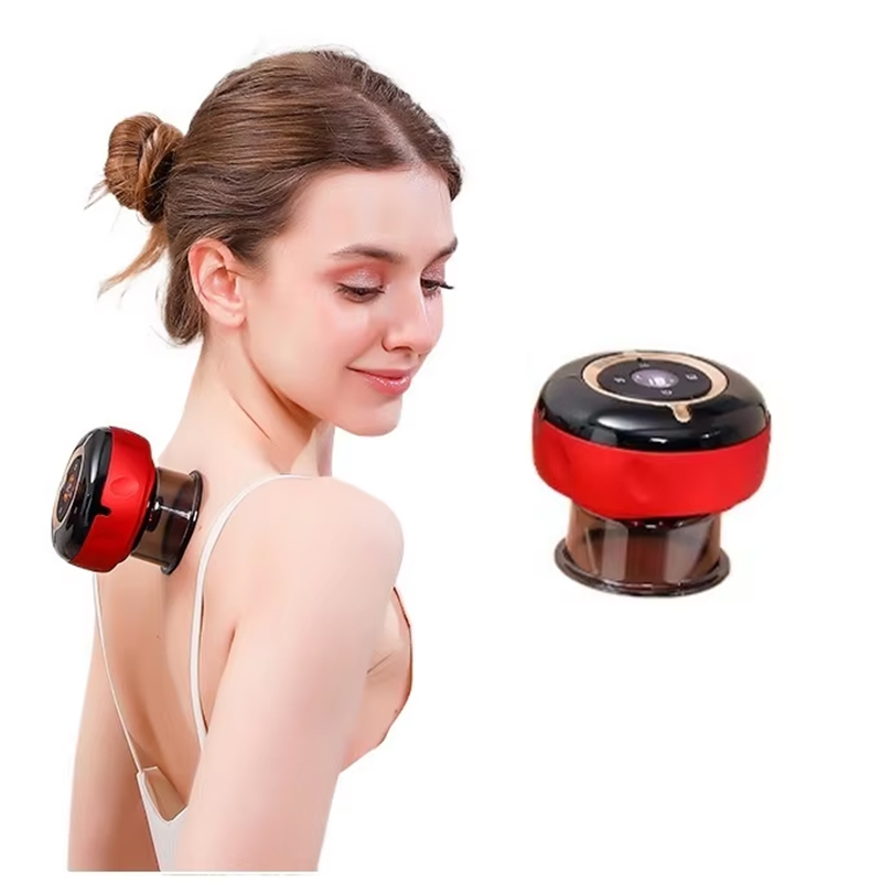 Smart Electric Vacuum Cupping Hijama Cups Guasha Therapy Massager with Infrared Physiotherapy