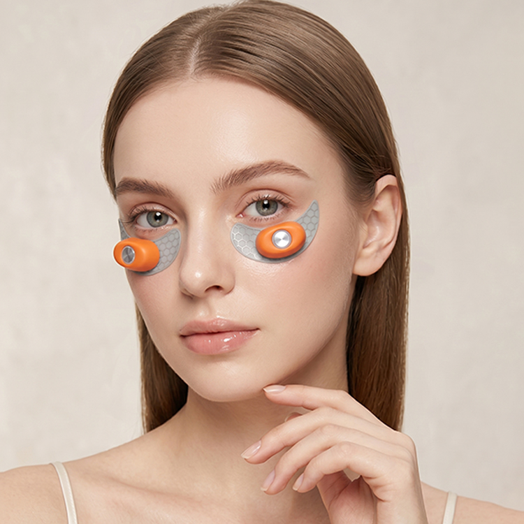 Eye Care Device Anti-Aging Dark Circles Remover Electric Portable EMS Red Light Therapy Massage LED Eye Patch With Microcurrent