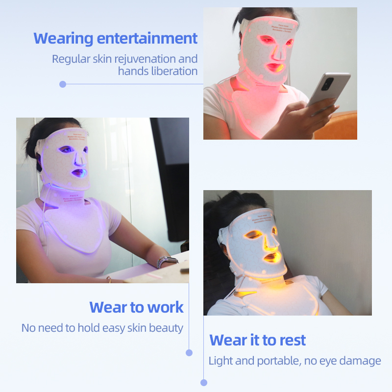 Pakiss Home Use LED Beauty Device for Radiant Skin and Acne Relief