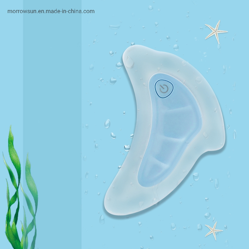 Wireless Dolphins Appearance LED Therapy Beauty Device Skin Lifting Berg Crystal Facial Massager