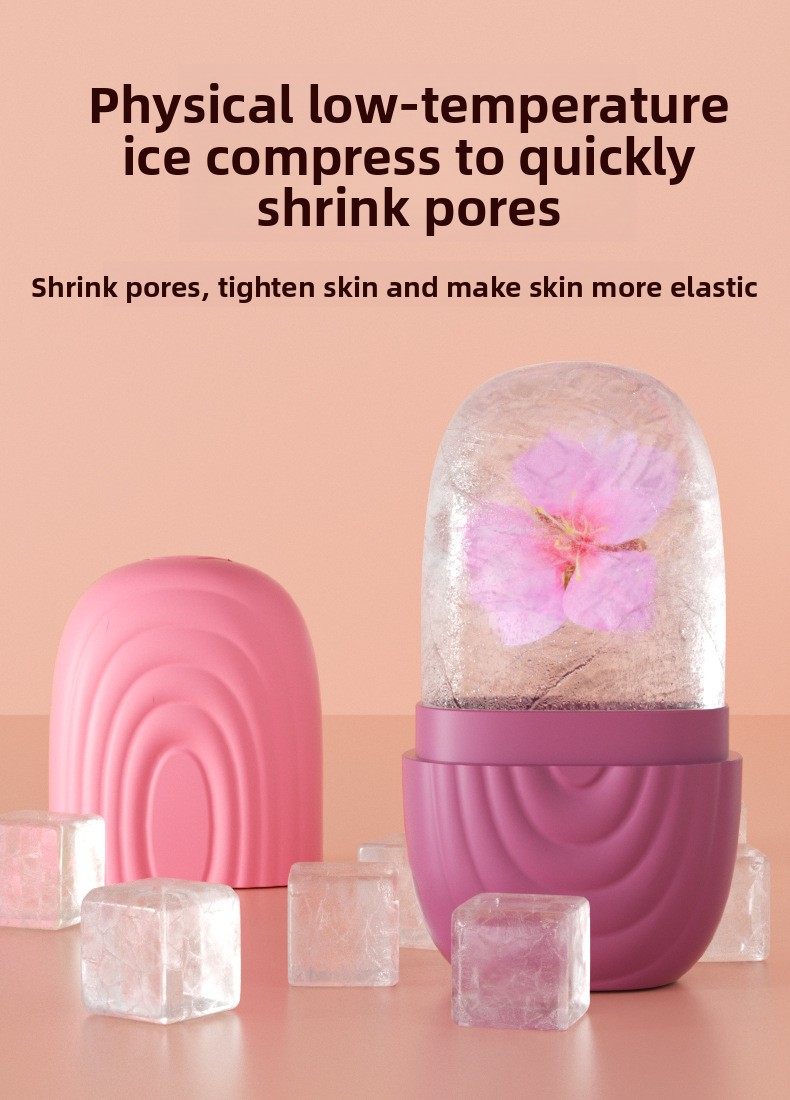Silicone Face Ice Cube Roller Massager