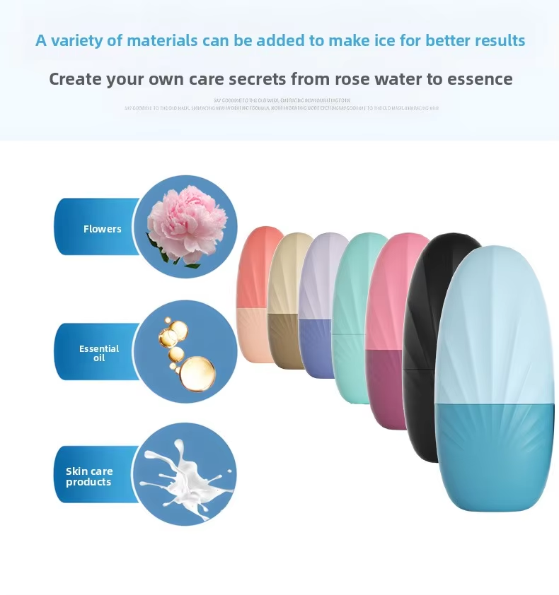 Silicone Face Ice Cube Roller Massager
