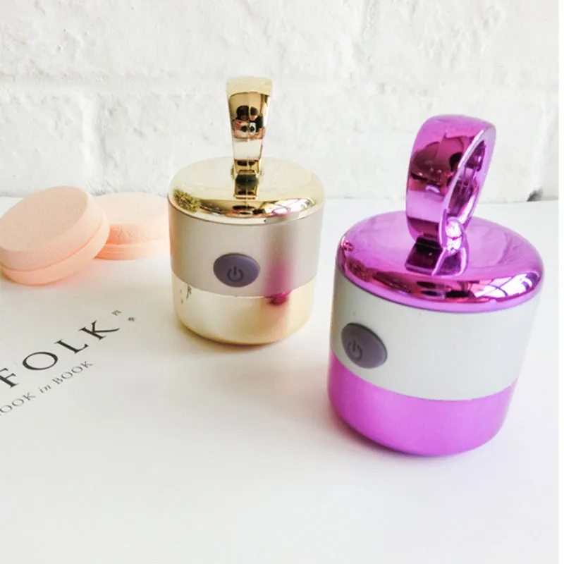 Cheapest Handheld 3D Mini Vibration Powder Puff Lady Cosmetic Facial Massager
