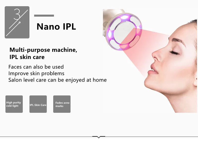 Portable Rechargeable USB Cable Anti Cellulite Photon Light Body Slimming Beauty Device for Home Application