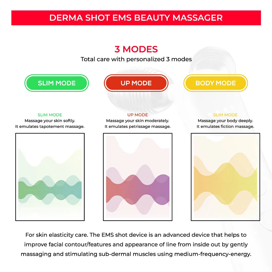 EMS Facial Massager Vibration Facial Massager Portable Beauty Device