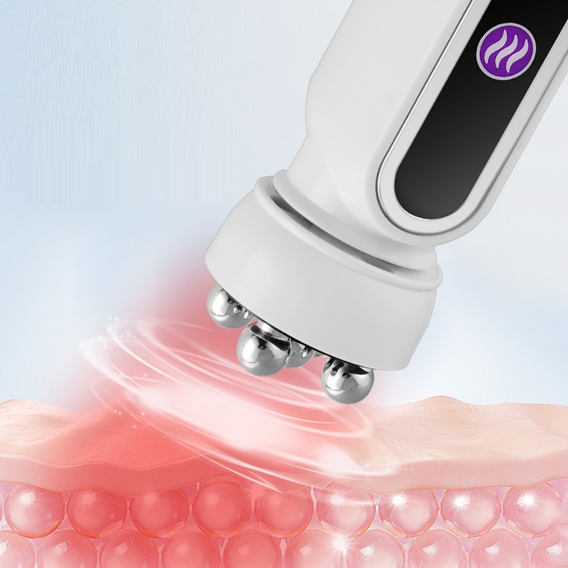 Facial Massage Device 360 Degree Rotation Roll Ball EMS Microcurrent Facial Massage Device