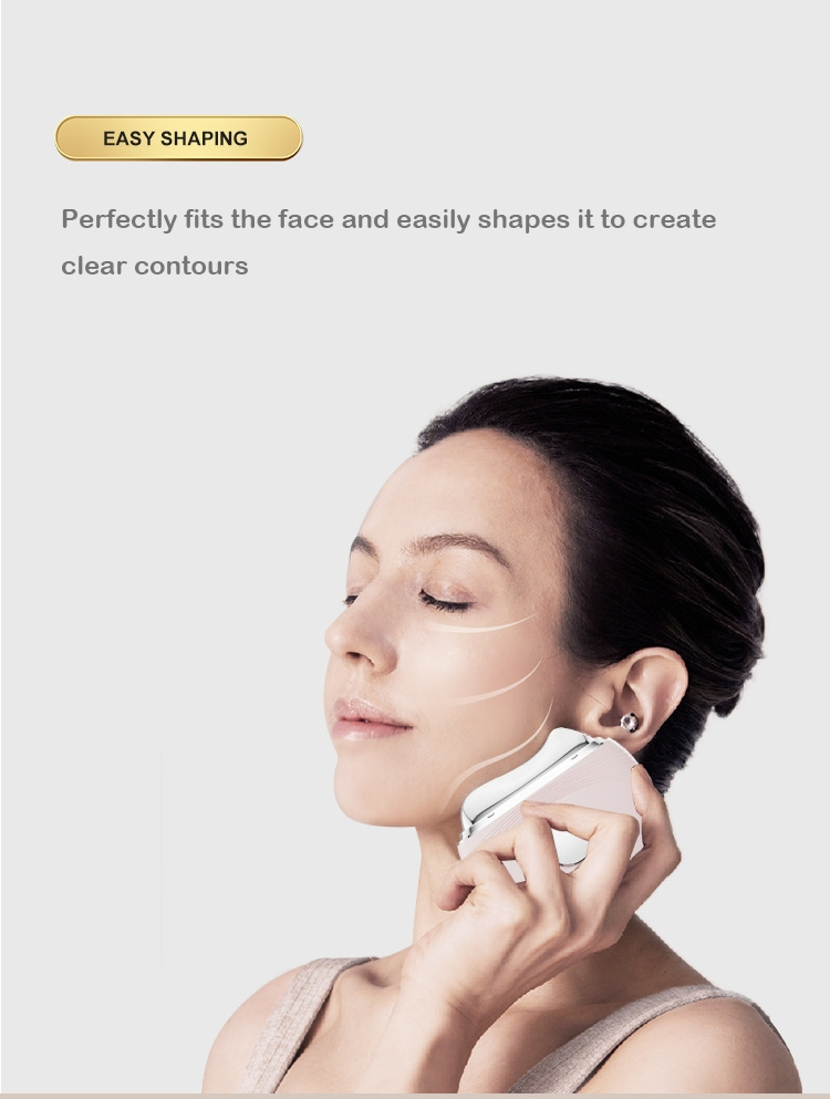 Cold Compress Beauty Instrument Home Facial Massager Scraping Instrument Hot Compress Micro Current Vibration Beauty Lamp